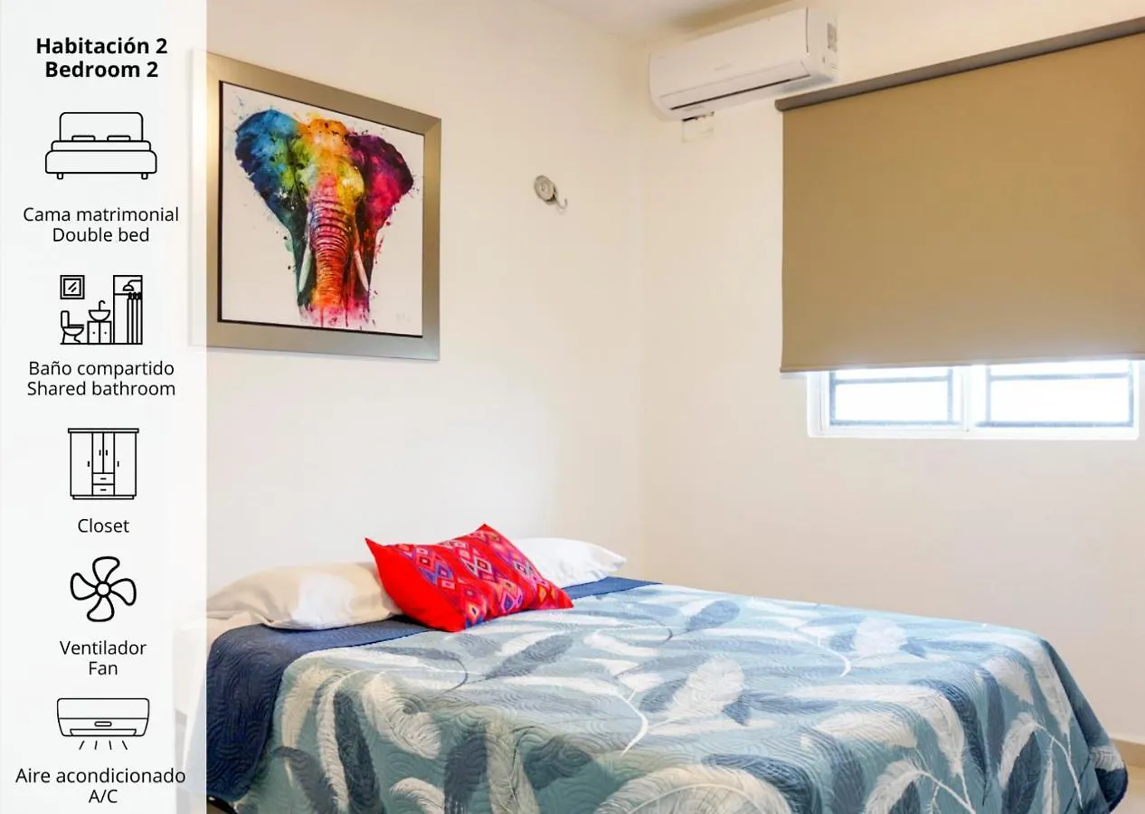 Hostpal Porto Alto Playa Del Carmen 54D 아파트